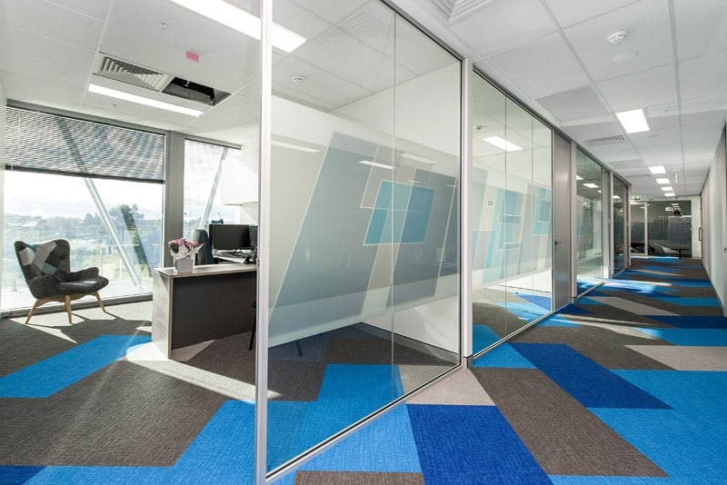 FilePro Office Fitout Perth - feature carpet