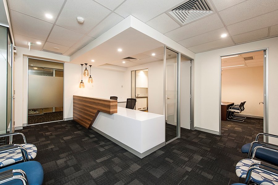 Medical Fitout Reception Area