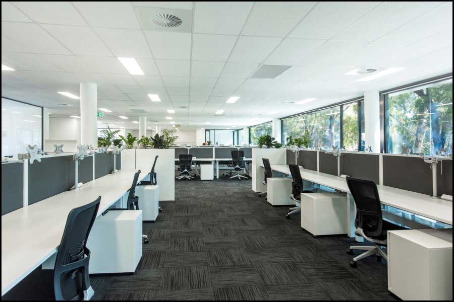 Open Plan Area - Office Fitout Perth