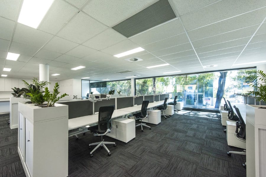 Open Plan Workstations For Quintis Office Fitout