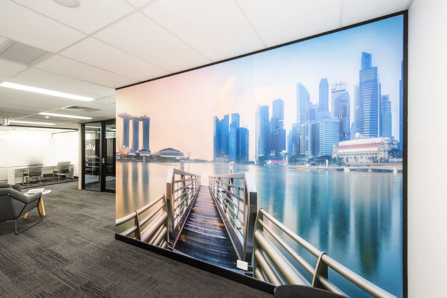 Ally Wealth City Line Image In Fitout