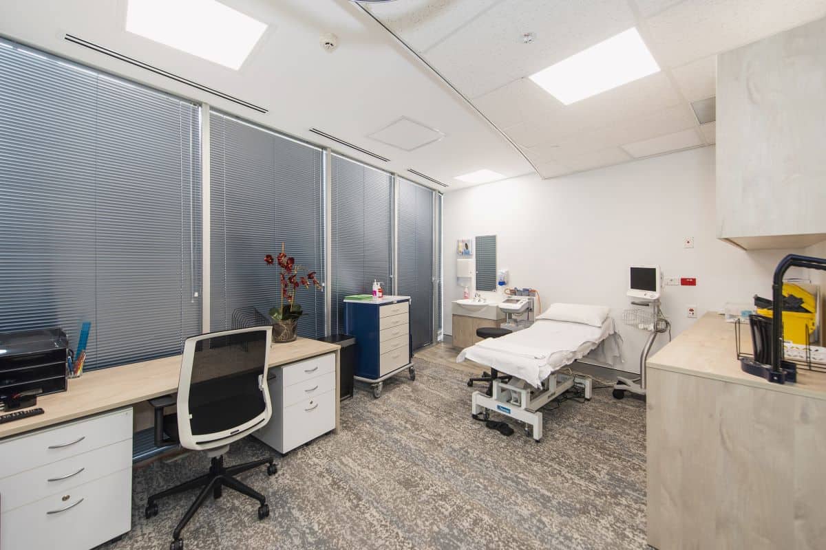 Treatment Room - Perth Vascular Clinic Medical Fitout