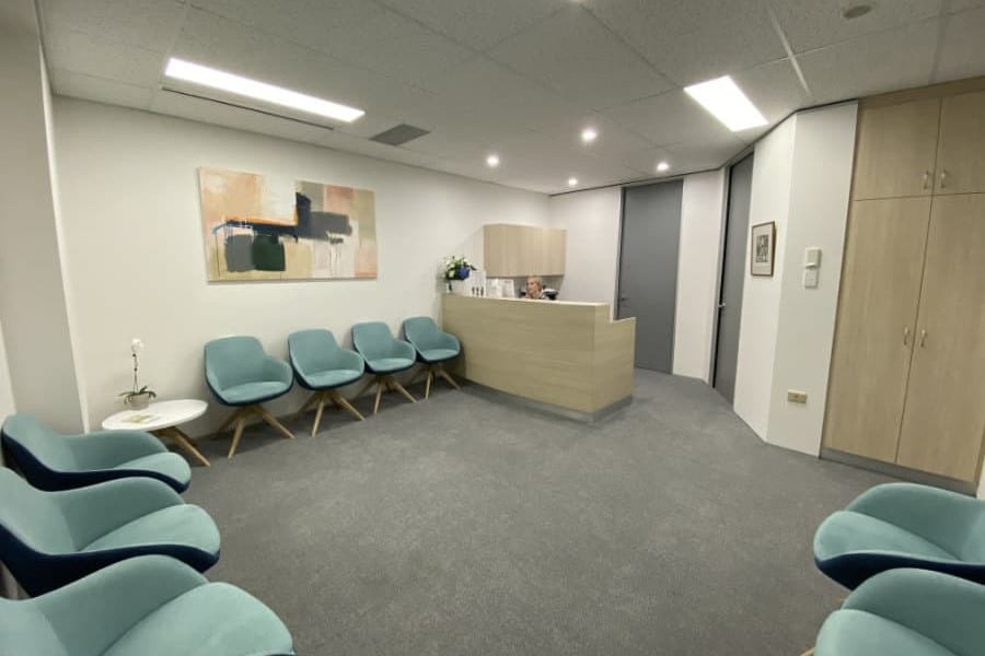 Reception Area - Dr O'Neill Medical Fitout