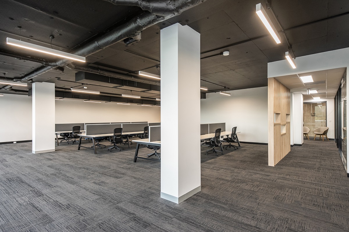 Open Plan Area - Display Office Fitout South Perth