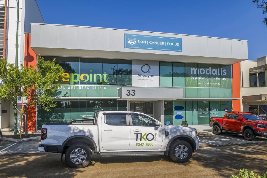 Skin Cancer Focus Clinic Medical Fitout - Building and Carpark