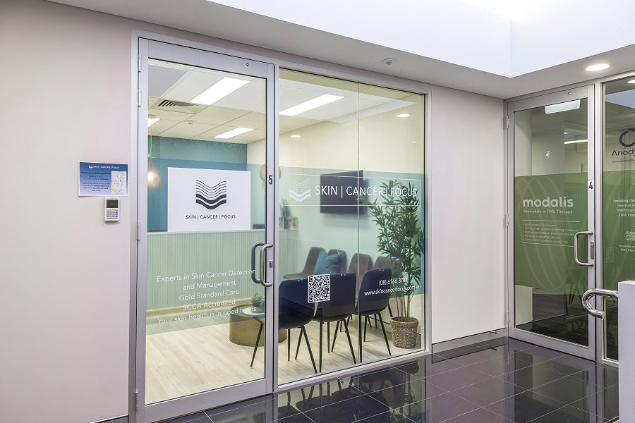Skin Cancer Focus Clinic Medical Fitout - Graphics