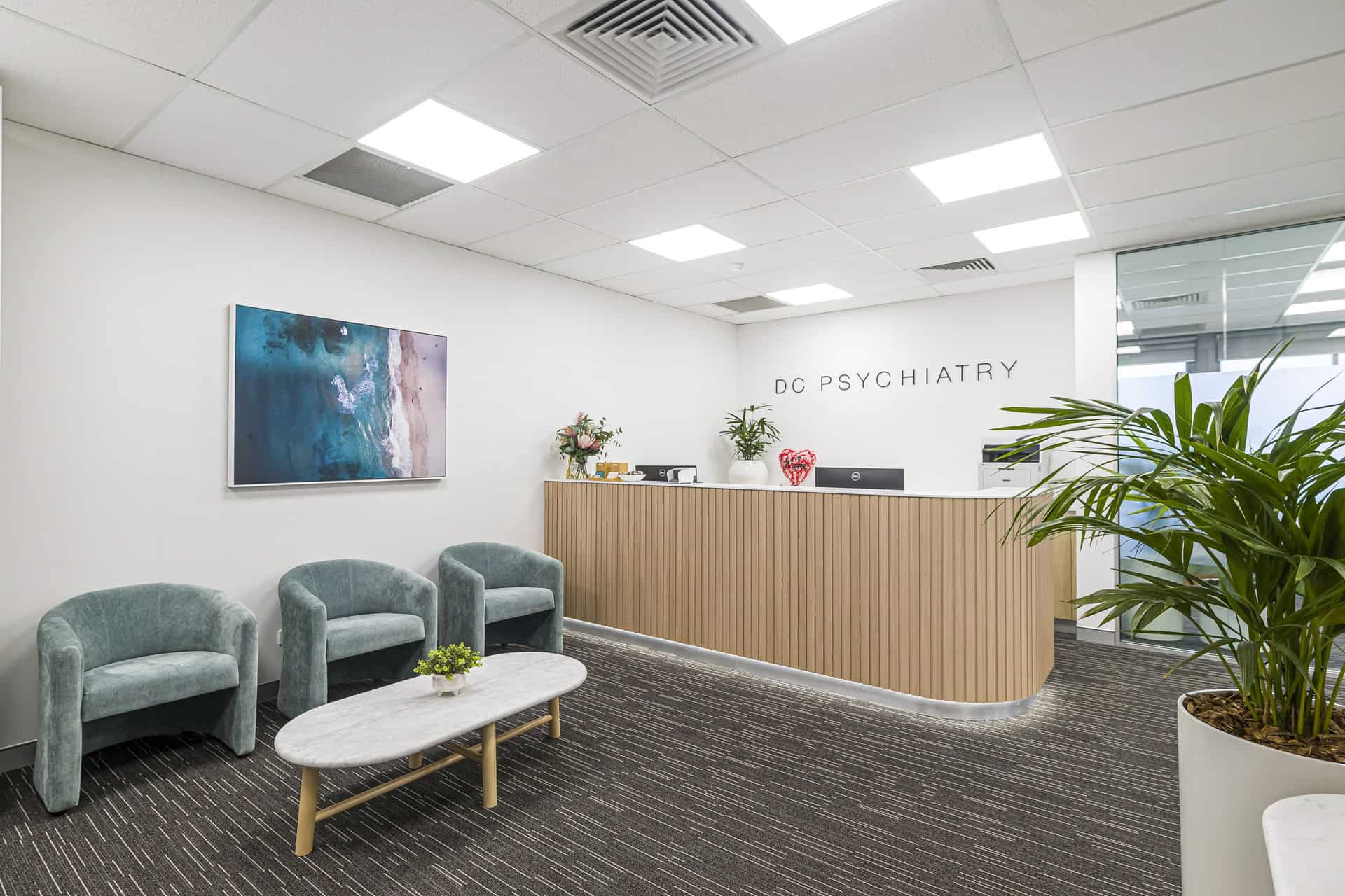 DC Psychiatry Medical Fitout - Reception